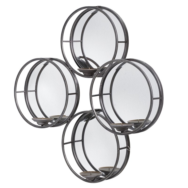 Mirror circles Candle Holder(80 x 80cm)