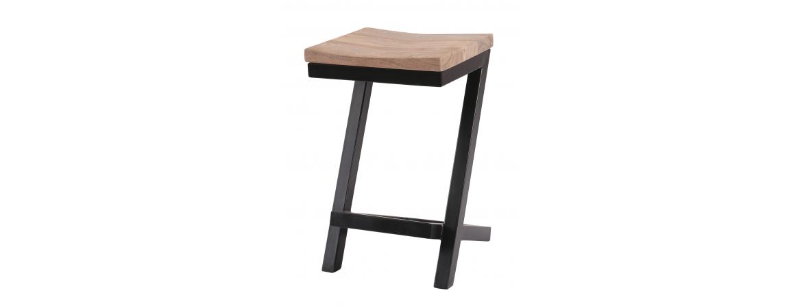 Sandblasted grey counter balance stool(36x38x70cm )