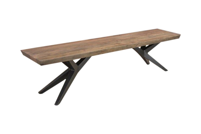 Oslo Vinegar Wood Airloft Bench (H:45cm x W:180cm x D:45cm)