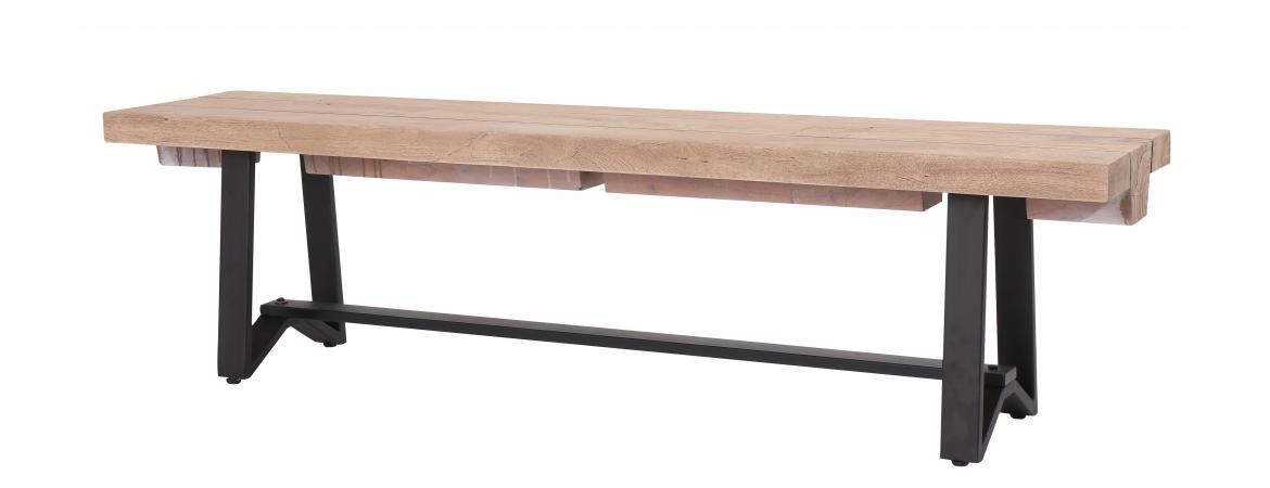 Vinegar Wood Giza Bench (H:180 x W:38 x D:45 cm)