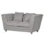 Fawn Buttoned Box 2 Seater Sofa