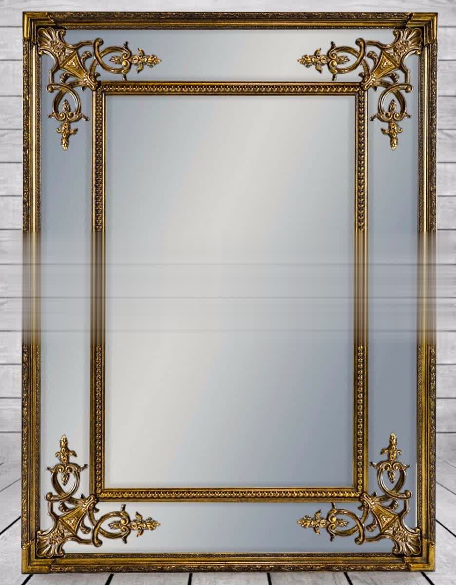 Large Gold French Mirror (H:192cm x W:134cm x D:6cm)