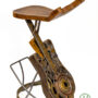 Wrought Iron Guitar Chair