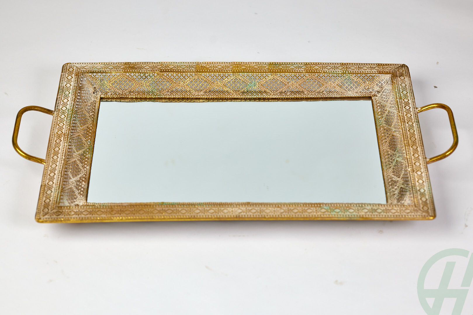 Filigree SQ Mirror Tray/Height 99 Width 434 Length 706mm