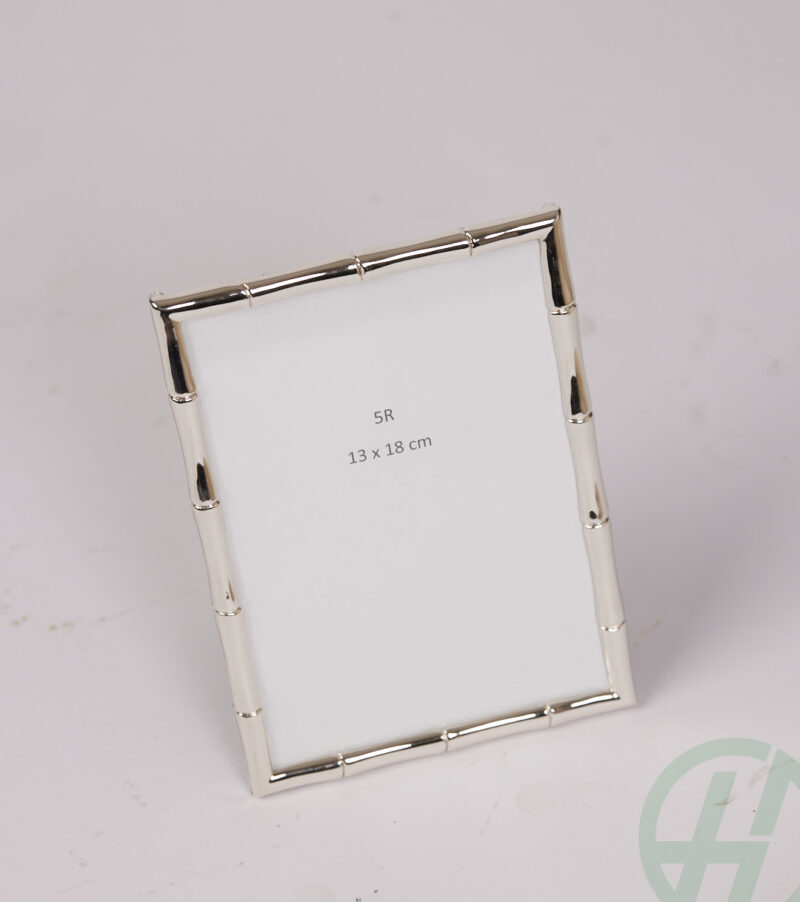 10×15 SILVER PLT BAMBOO FRAME/Height 208mm Width 146mm Length 144mm