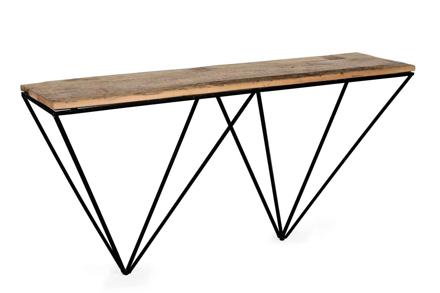 Console Table With Geometric  Frame(W :142 x D :36 x H :75cm)