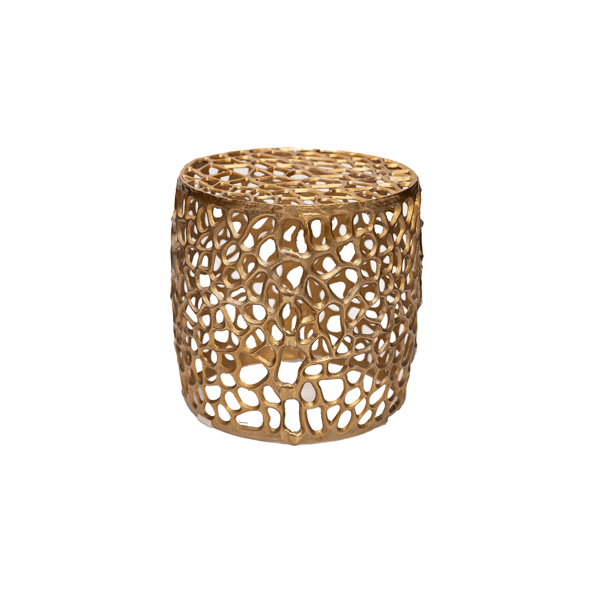 Small Gold Honeycomb Stand(W:32cm H:40cm)