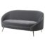 Fossil Grey Curve Sofa