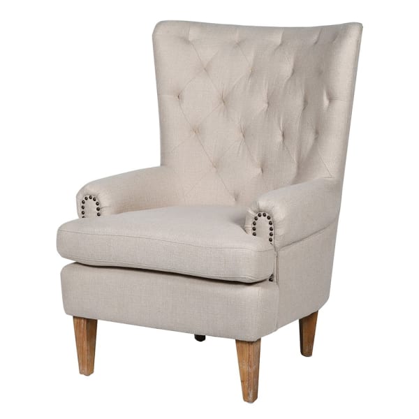 Natural Linen Armchair(H:1060 W:750 D:840 mm)