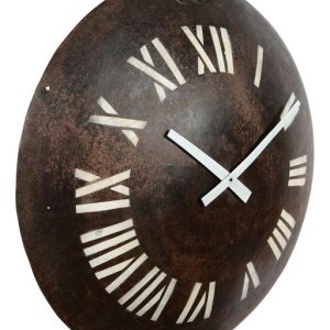 Old Iron Kadai Clock(H:77 X W: 60m)