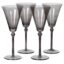 Set of 4 Smoky Champ White Wine Glasses