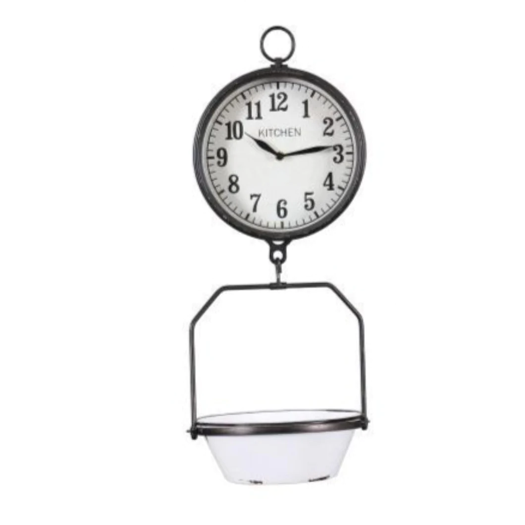 Antique Hanging Scale Clock(H:67cm W28.5cm D:25cm)