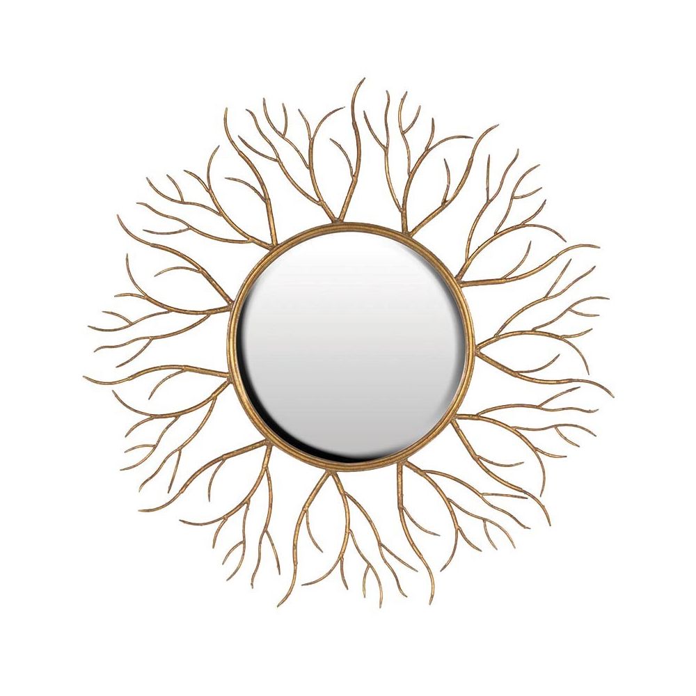 Round Gold Twigs Mirror(H: 1100mm W: 1100mm)