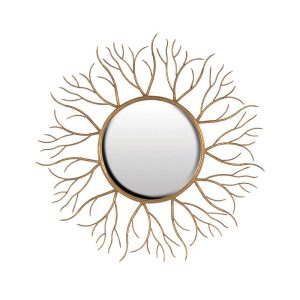 Round Gold Twigs Mirror(H: 1100mm W: 1100mm)