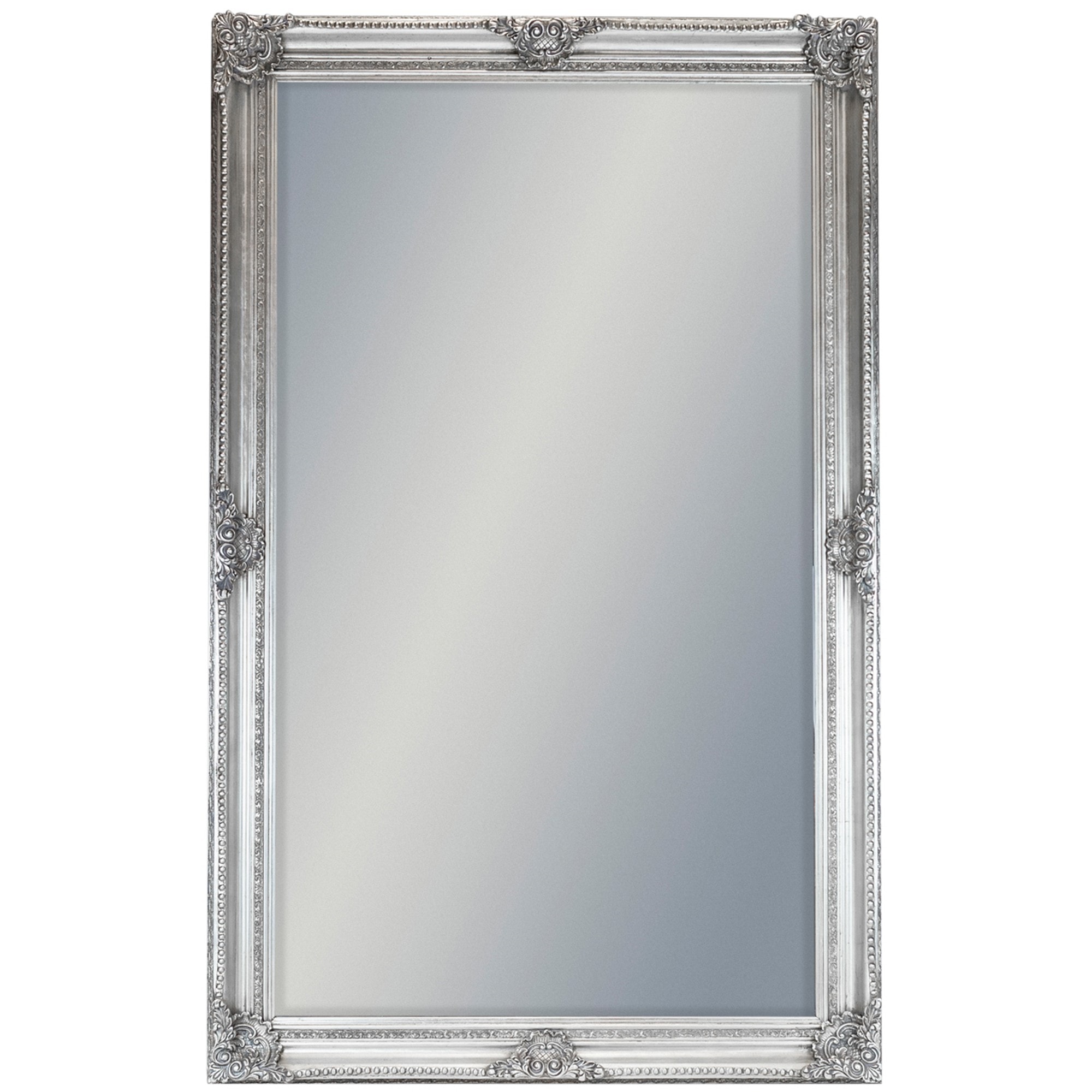 EXTRA LARGE SILVER RECT/CLASSIC MIRROR(W:150cm, H:240cm D: 10cm)