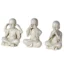 Ceramic No Evil Monks