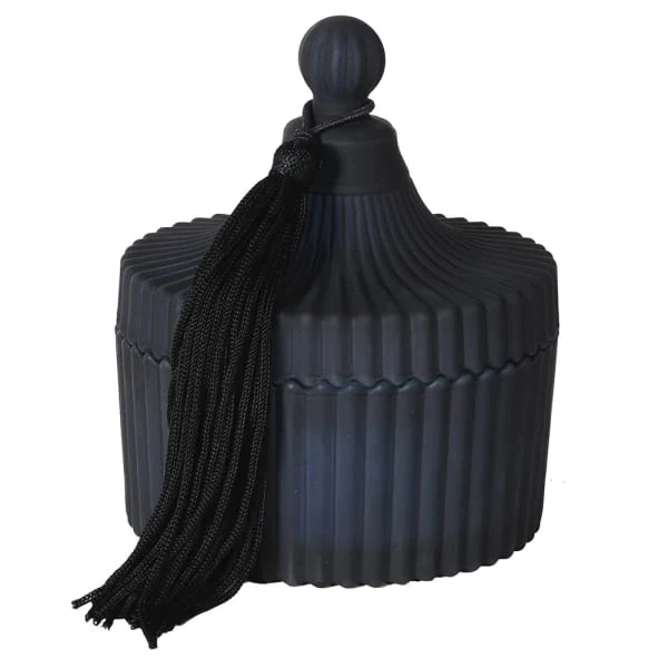 Large Black Jar Candle