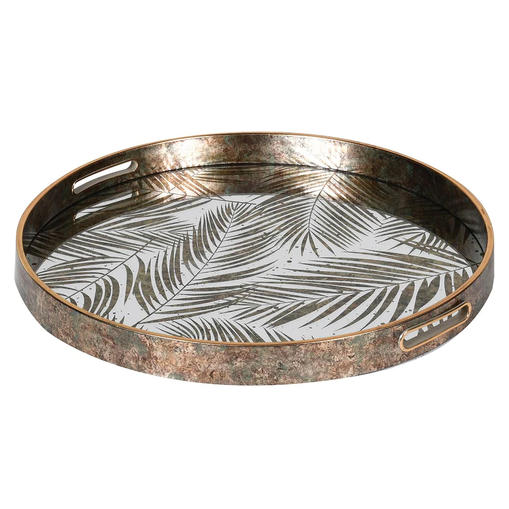 Fern Pattern Tray( H:40 Dia:360 mm.)