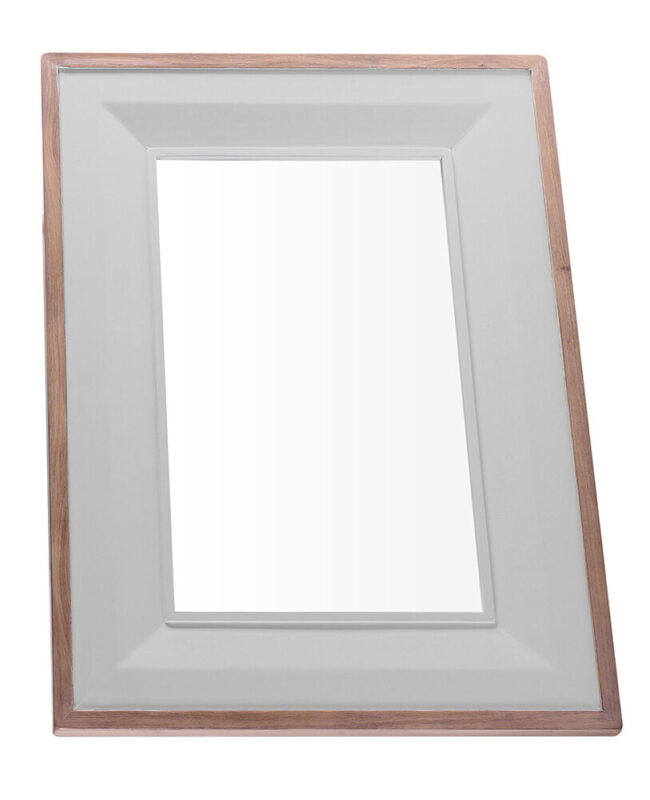 Chalk Grey Oak Mirror