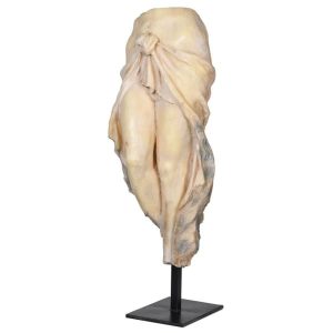 FAUX MARBLE HALF  TORSOO (H:92cm x W:32cm)