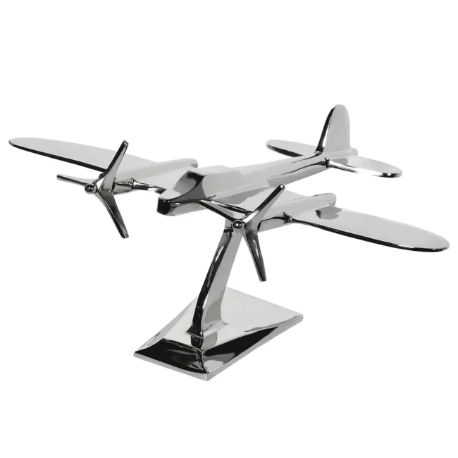 Metal Airplane Desk Ornament Model