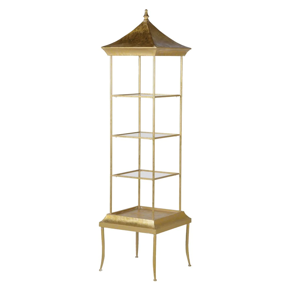 Tall Golden Pagoda Shelve (H:1720mm x W:450mm x D:450mm)