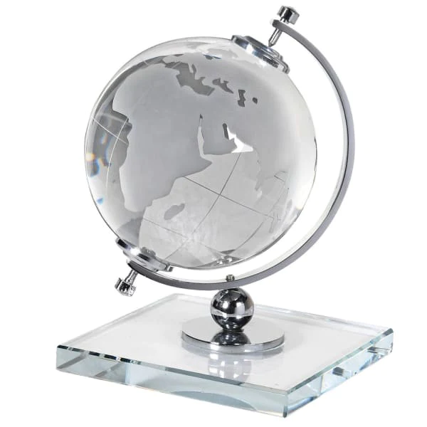 Crystal Globe On Stand