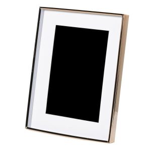Thin Gold Colour Photo Frame (mount 170 X 120mm)