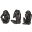 Set of 3 'No Evil' Monkeys