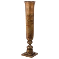 Antique Bronze Slim Vase (H:120 cm x 27cm)