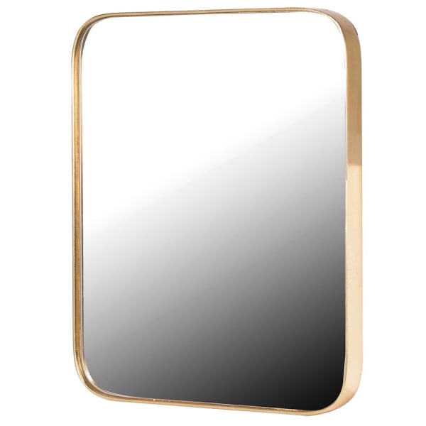 Gold Framed Square Mirror (H:51mm x W:405mm x D:50mm)