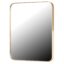 Gold Frame Rectangle Mirror