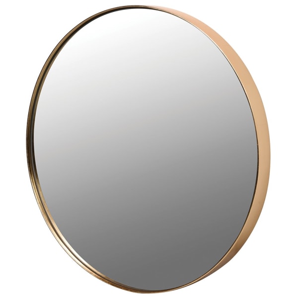 Large Gold Rim Round Mirror (Dia: 510mm)