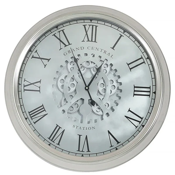Wall clock with Roman numerals
