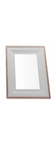 Chalk Grey Oak Mirror ( H:80 x W:110 x D:4cm)