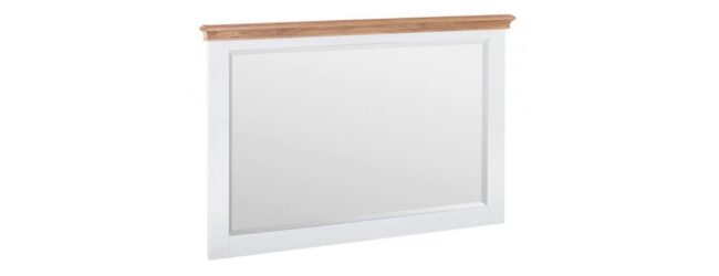 Chalk Grey Oak Mirror