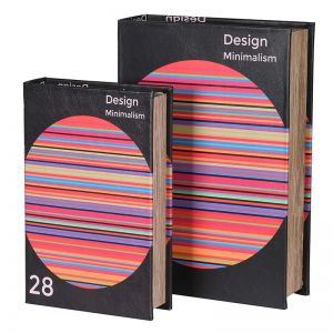 Design Stripy Book Storage( H33 x W22 x D7cm)