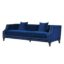 Heath Blue Studded 3 Seater Sofa