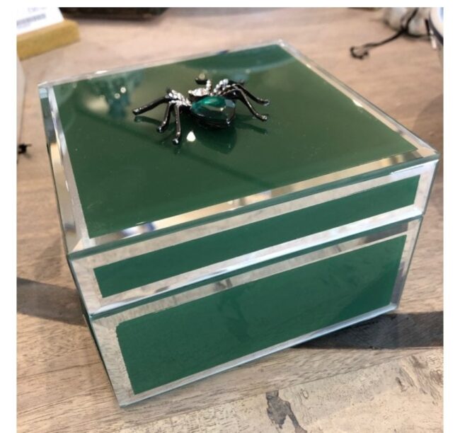 Green Spider Trinket Box