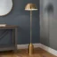 Mid Century Brass Dome Floor Lamp