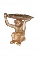 Golden Monkey With Leaf Dish