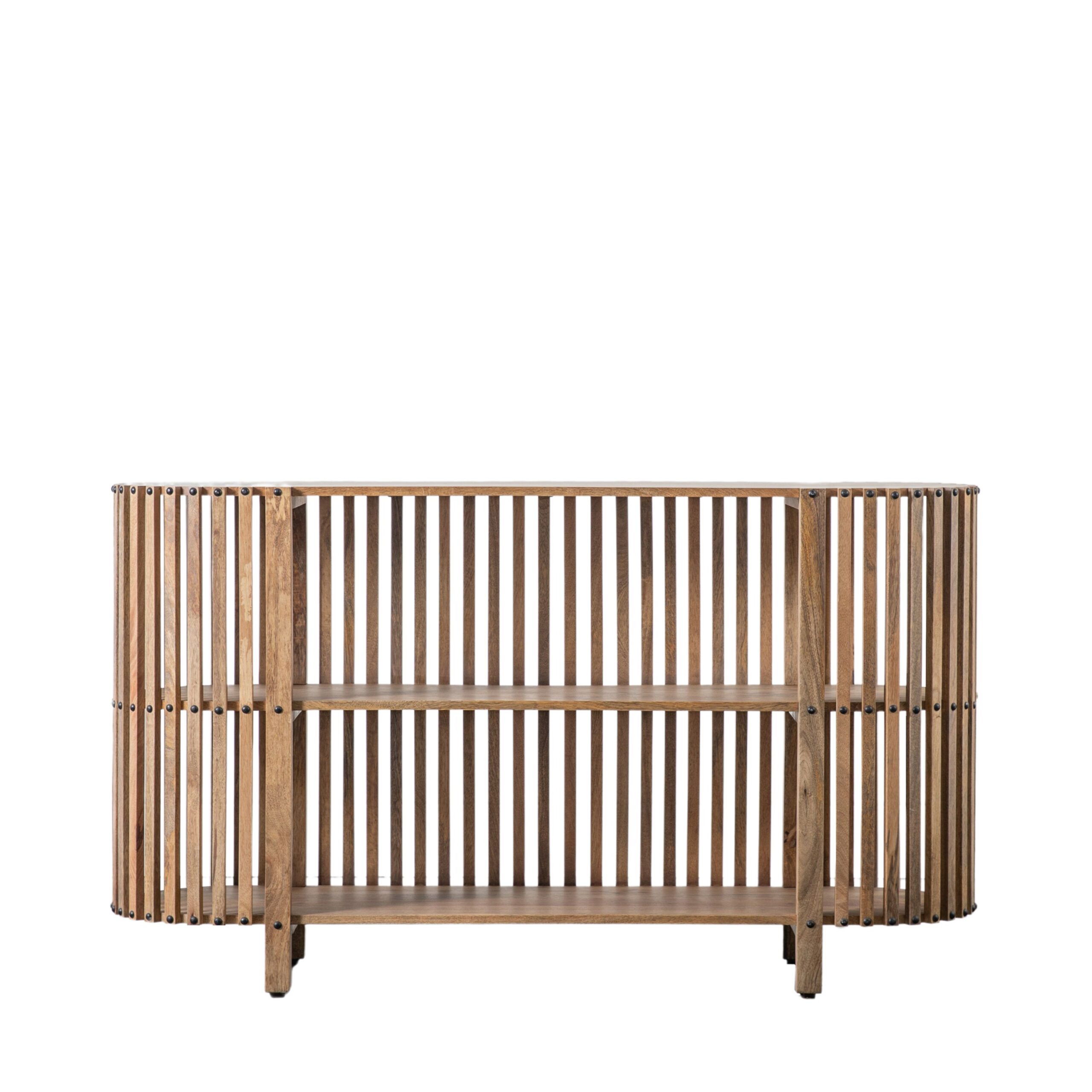 Voss Slatted Console Table(H:800, W: 1,400,D: 400mm)