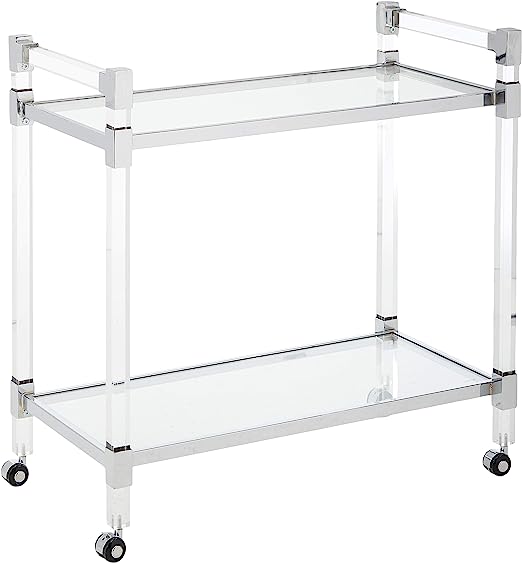 S/Steel Drink Trolley( 32.25″W x 32.25″H)