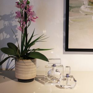 Crystal Flat Perfume Bottle (H:255 W:160 D:60 mm)