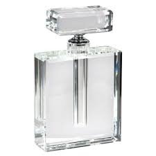 Crystal Flat Perfume Bottle (H:255 W:160 D:60 mm)