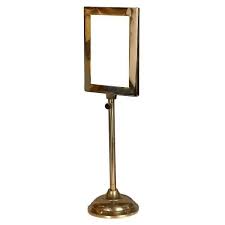 Gold Photo Frame On Stand (H:130mm x W:90mm)