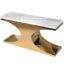 Kensington White/Gold Console Table