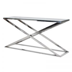 Terano X-Frame Console Table (H:740mm x W:1520mm x D:415mm)