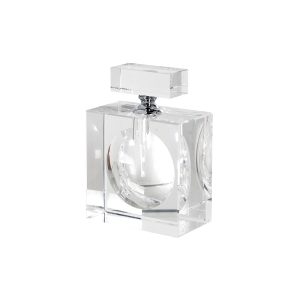 Large Flat Crystal Perfume Bottle (H:140 W:110 D:40 mm)