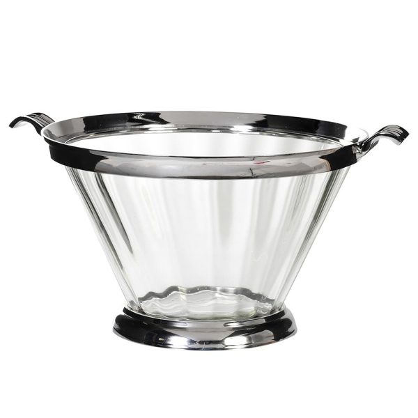 Nickle and Glass Wine Cooler